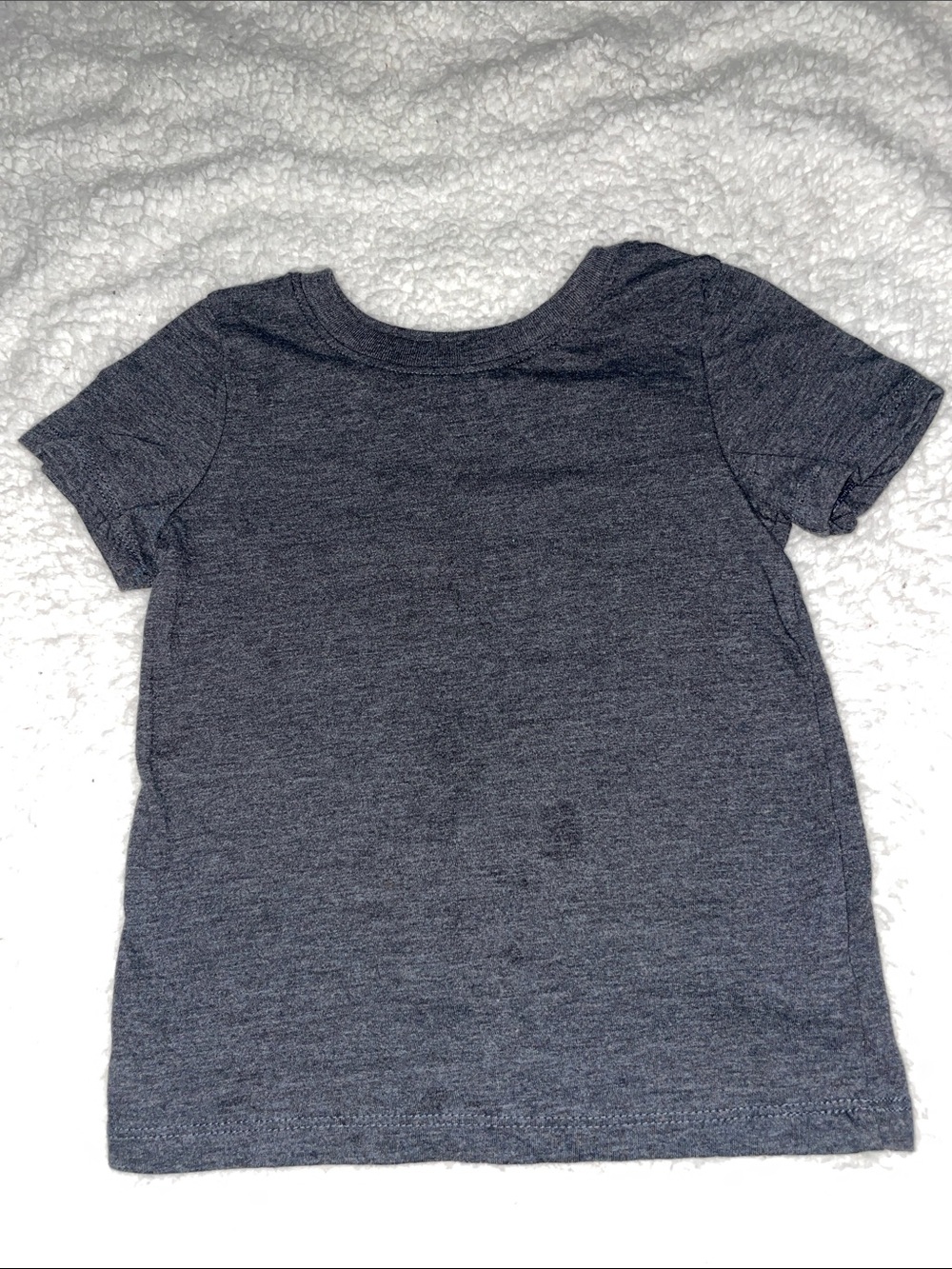 Cat & Jack Heather Dark Grey Short Sleeve Tee